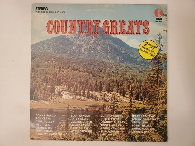 Various Artists Country Greats vinyl record